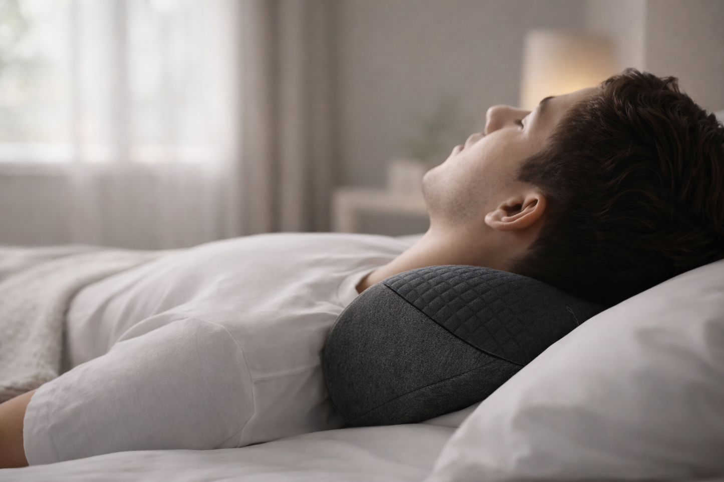 Wake Up Without Neck Pain – Heated Cervical Massage Pillow for Deep Neck & Shoulder Relief